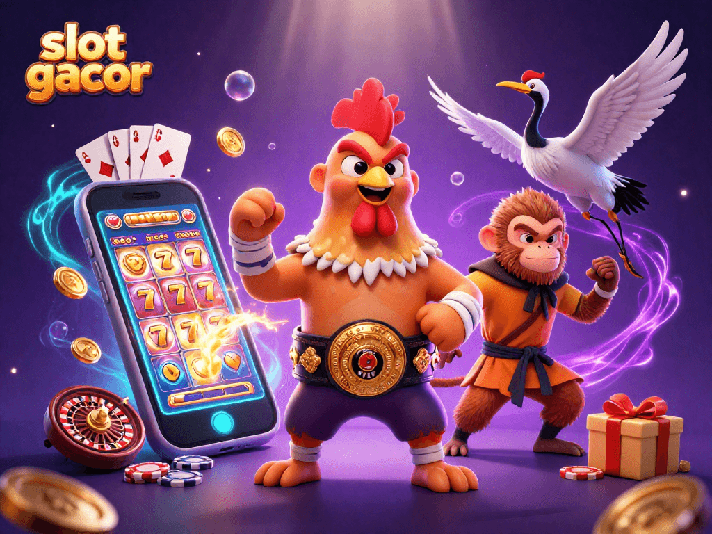 Menangkan permainan slot gacor dengan ilustrasi menarik dari karakter-karakter unik di kasino.