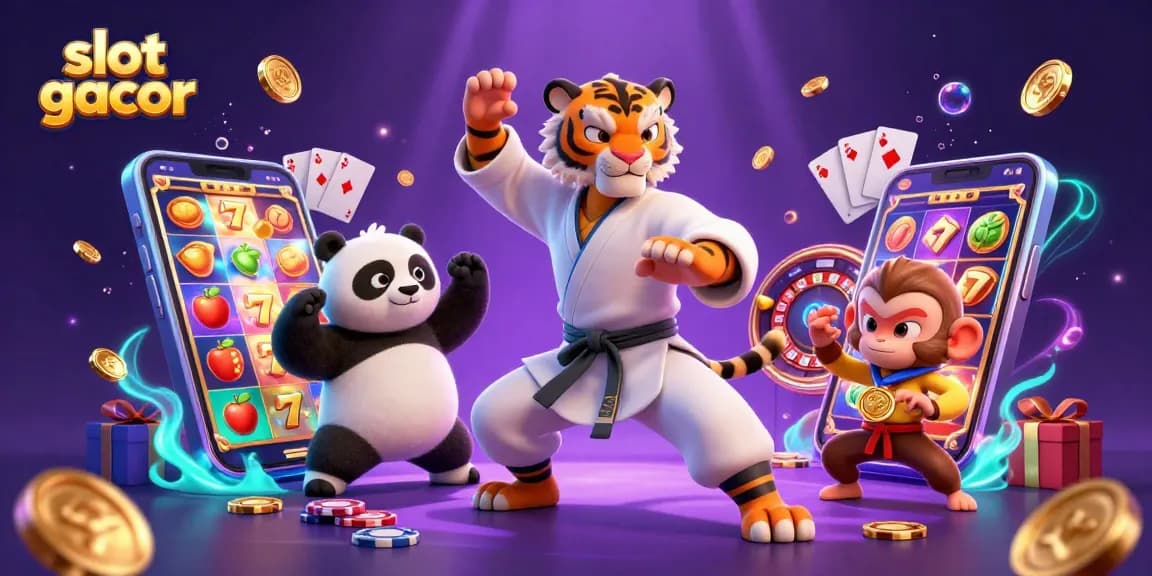 Menangkan pengalaman di slot gacor dengan presentasi kartun 3D yang menarik dan elemen kasino interaktif.