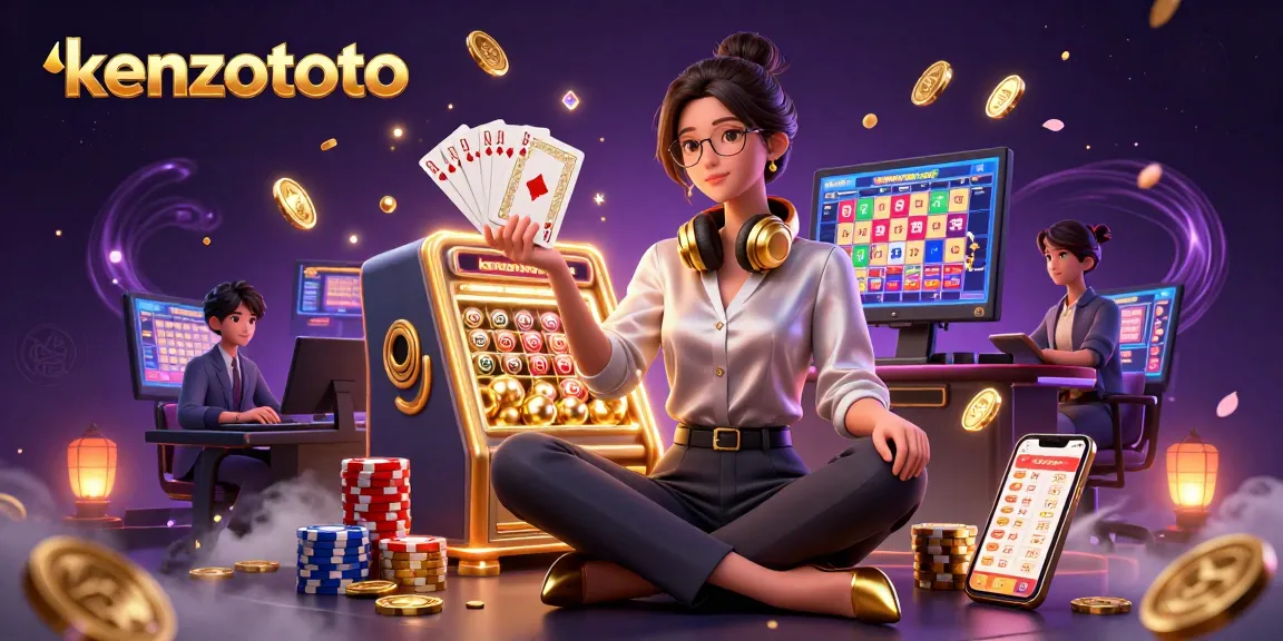 Experience winning moments with kenzototo through vibrant lottery games and elegant design.