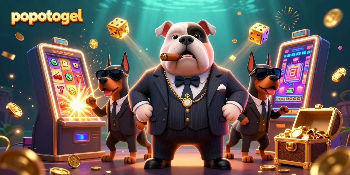 Permainan popotogel menarik dengan karakter mafia bulldog dan Doberman di kasino virtual.