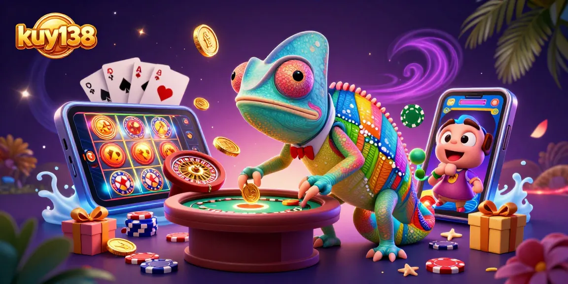Menangkan keuntungan judi slot kuy138 dengan chameleon pemilik kasino yang unik