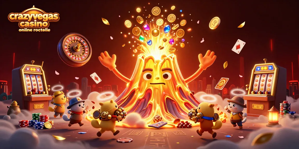 Experience thrilling action with crazyvegas casino online roulette in a vibrant 3D casino scene.