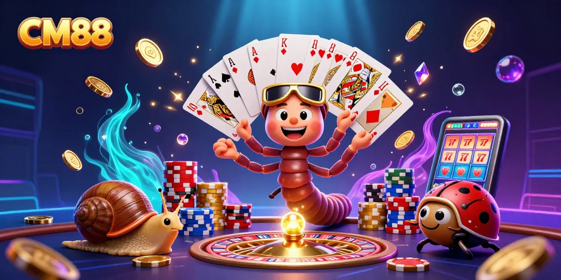 Experience thrilling gameplay at CM88 with vibrant casino elements and engaging characters.