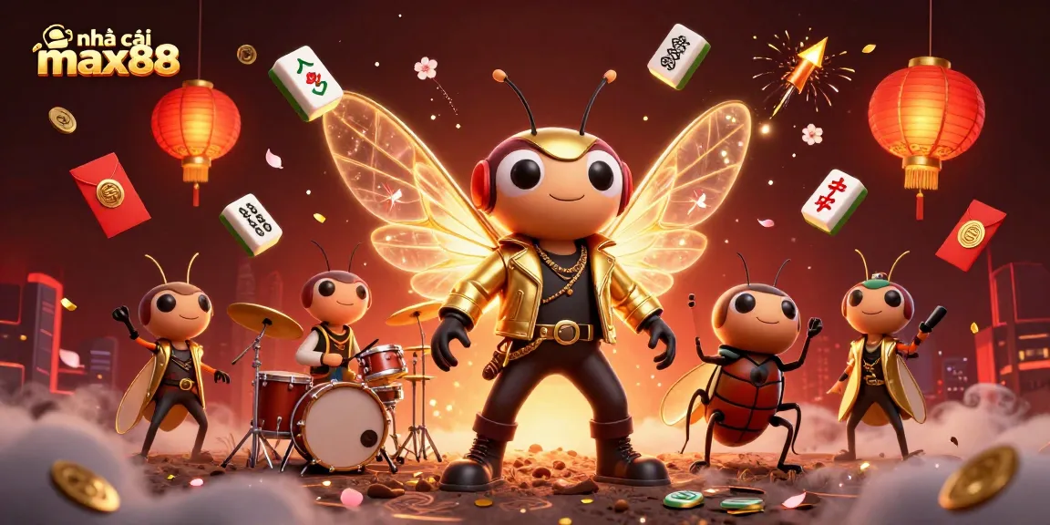 Experience excitement with nhà cái max88 in this vibrant 3D casino illustration.