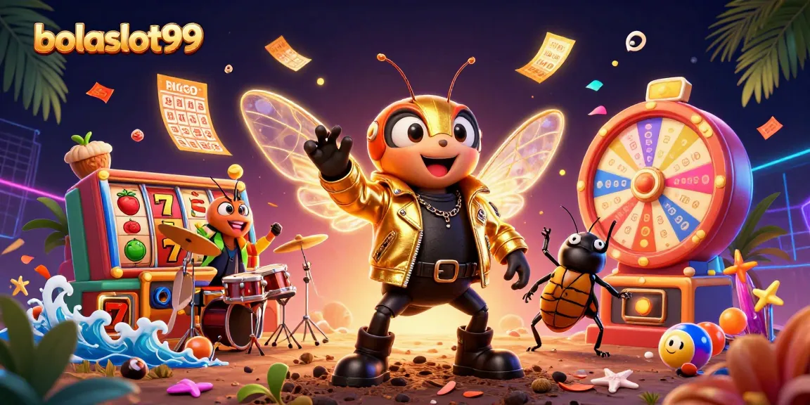 Experience the thrilling action of bolaslot99 with vibrant slot reels and exciting characters.