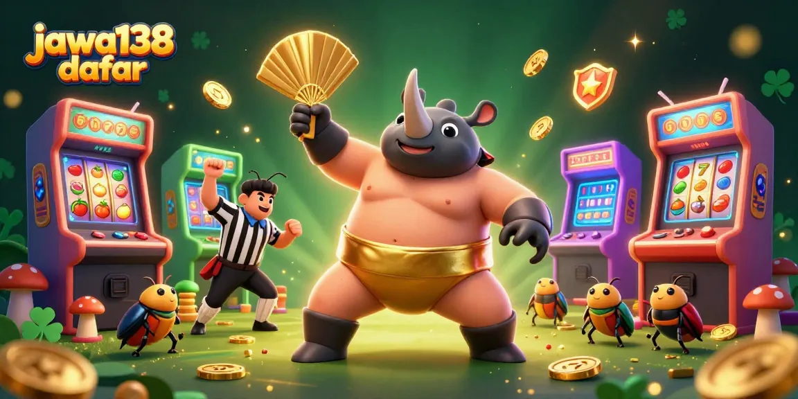 Visual menarik dari jawa138 daftar, menawarkan pengalaman perjudian yang penuh energi dan simbol keberuntungan.