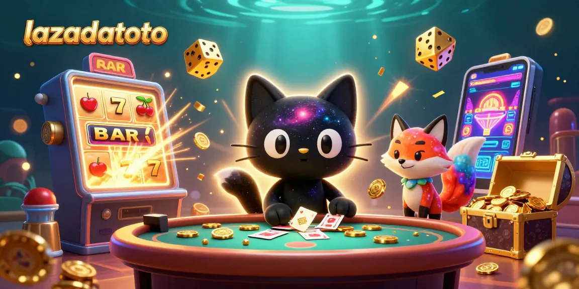 Menangkan chips dan kartu di lazadatoto bersama kucing lubang hitam dan rubah nebula dalam kasino kosmik.