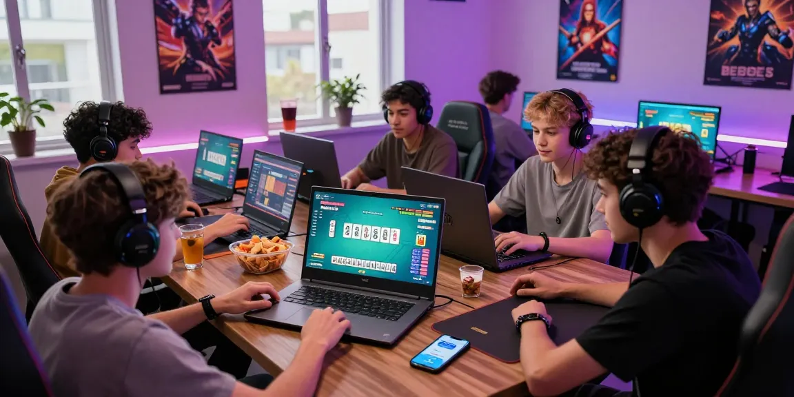 Friends enjoying Mahjong games on CIKA4D in a vibrant gaming room with engaging atmosphere.