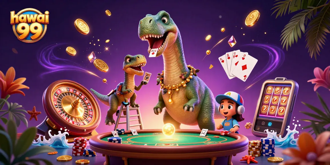 Experience winning moments with hawai 99 in this vibrant casino scene packed with action.