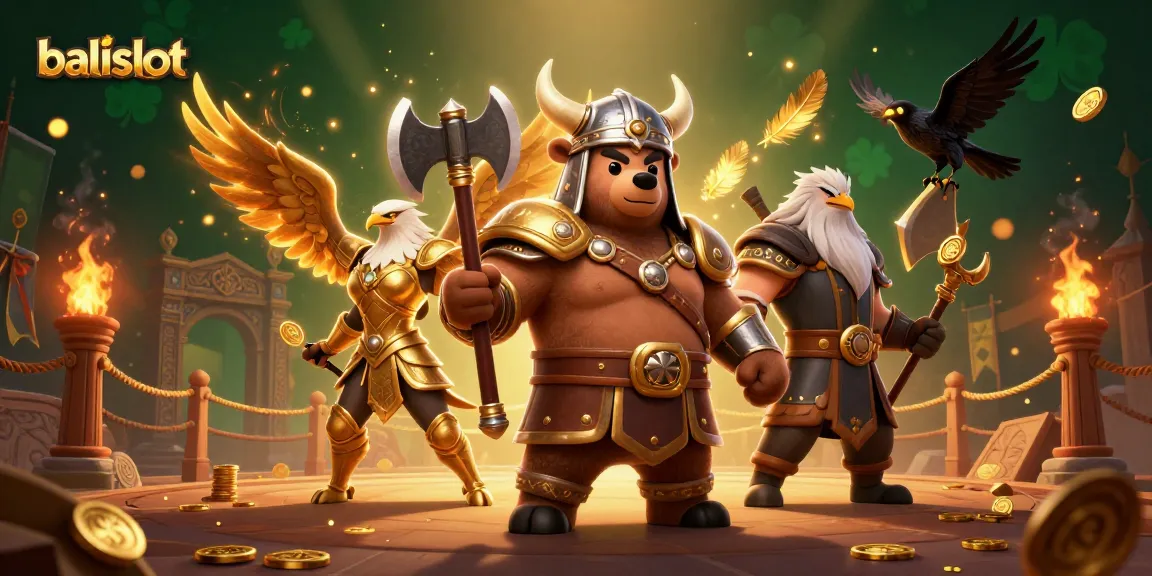 Nikmati pengalaman bermain balislot dengan karakter Viking dan elemen kasino yang menarik.