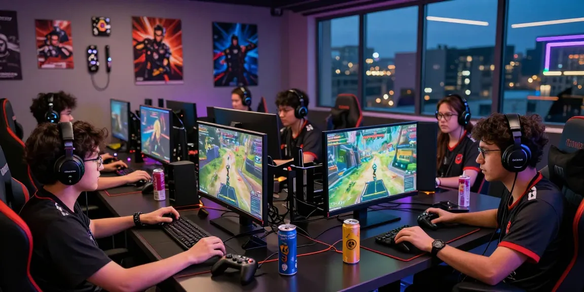 Gamers immersed in gameplay on the Nagahitam303 platform, showcasing vibrant visuals and a dynamic community atmosphere.