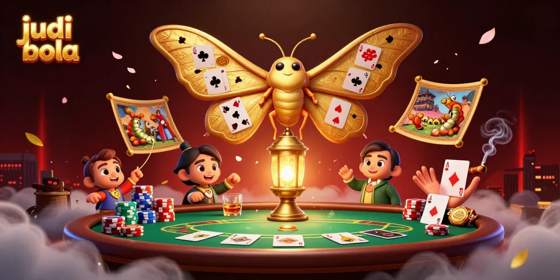 Engage in judi bola action with vibrant sports betting elements and golden motifs in a captivating scene.